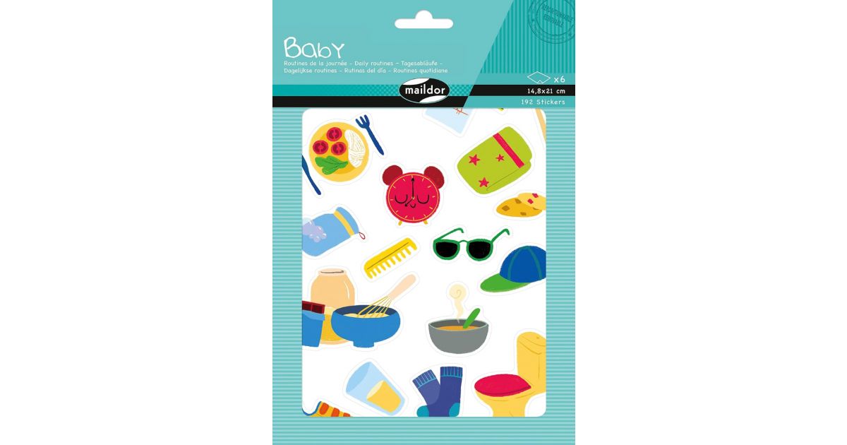 Baby, Daily routines Maildor 6 Sheets · Stationery