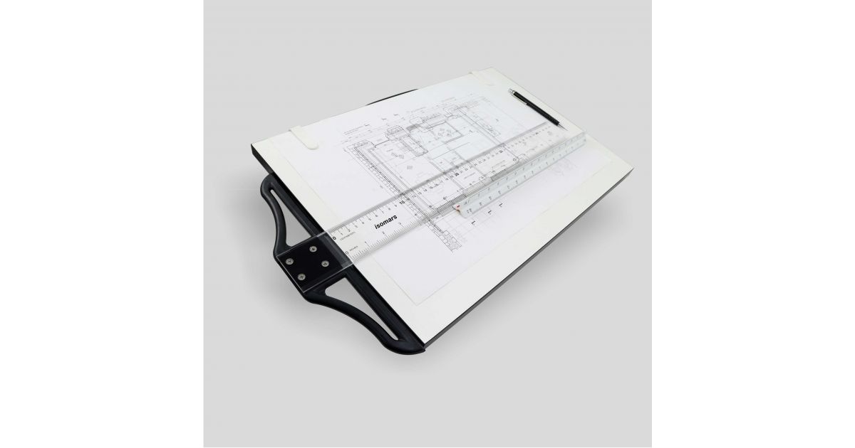 Drawing Board with T Square A2 Isomars 46x64cm · Stationery