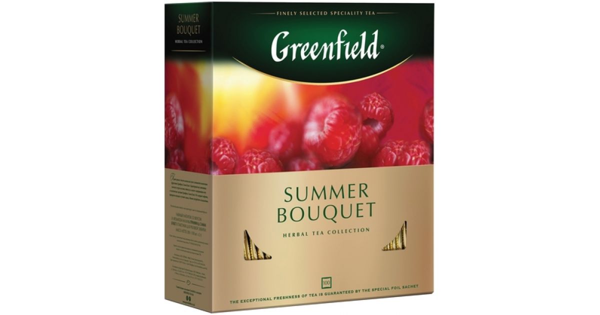 Greenfield Tea "Summer Bouquet" Greenfield 100 Pieces · Stationery
